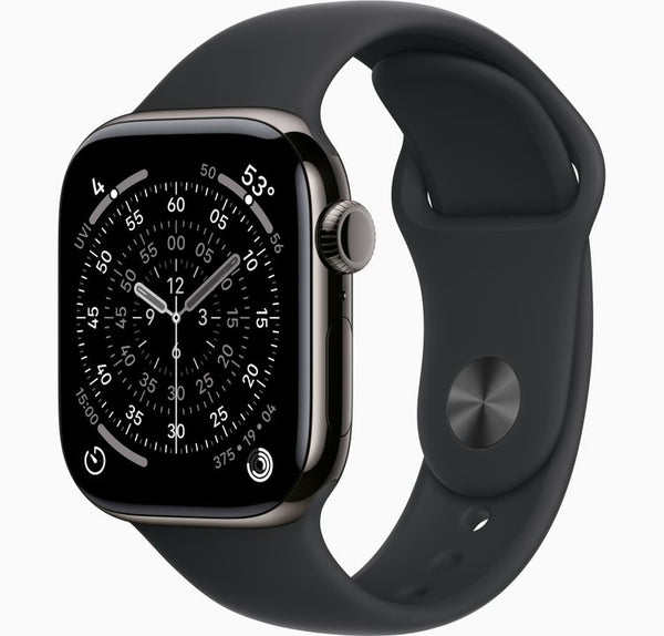 Apple Watch Series 10 (GPS, Cellular) Titanium Sport band - 42 mm