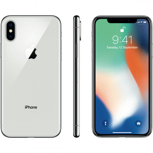 iPhone X Argent (Remis à neuf)
