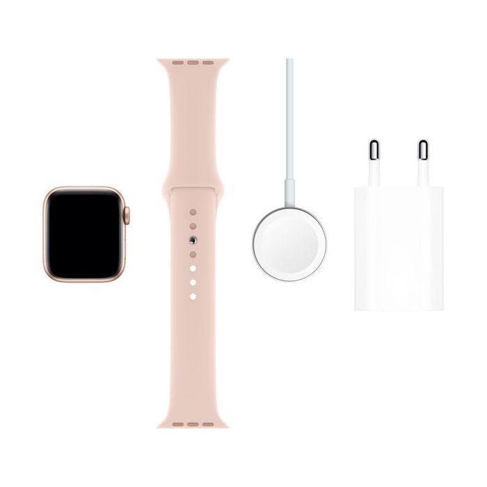 Apple Watch S5 40mm GPS Cellular Gold Aluminium case with Pink Sand Sport Band Good