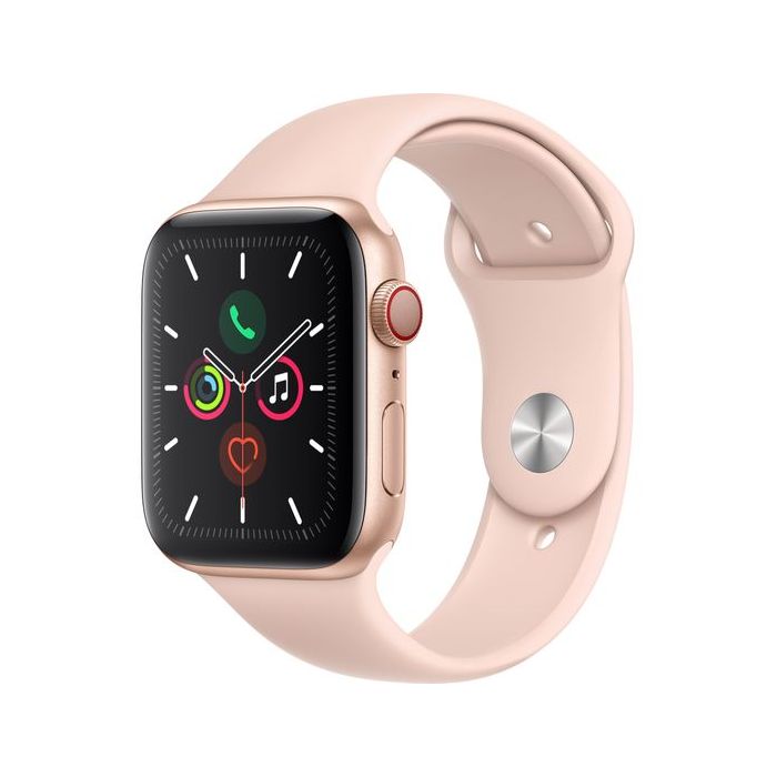 Apple Watch S5 40mm GPS Cellular Gold Aluminium case with Pink Sand Sport Band Good